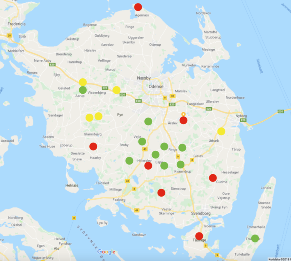 udbredelse 2018