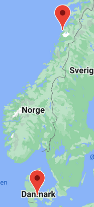 Gransanger Norge kort